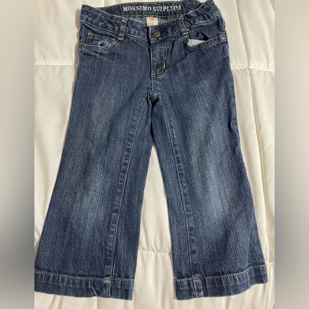 Massimo supply girls size 7 denim Capri pants